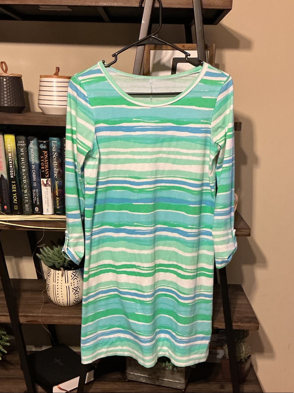 Lilly Pulitzer Linden Sea Stripe Dress Size S